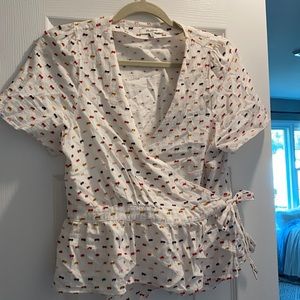 Madewell Size: M wrap top -great condition
